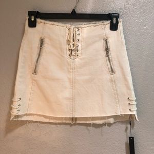 BlankNYC White Skirt